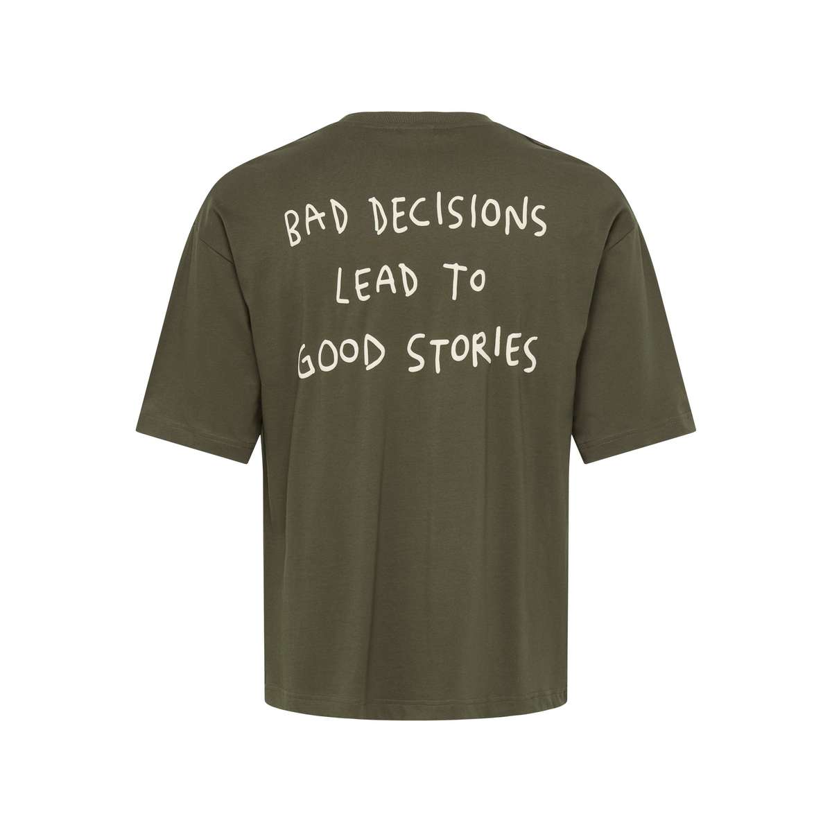 ONLY & SONS MENS AXEL SCRIBBLE BOXY FIT SS TEE Tarmac